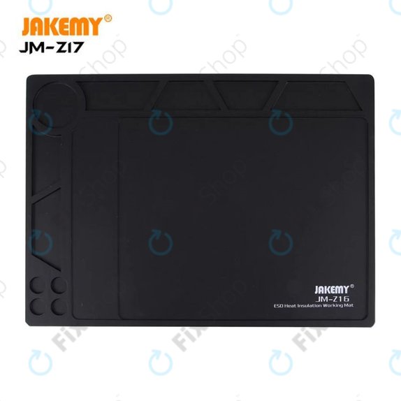 Jakemy JM-Z17 - ESD Hőálló Szilikon Alátét - 36 x 26cm + Mágneses Alátét