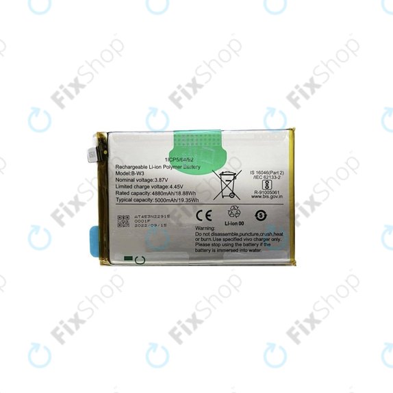 Vivo Y22s V2206 - Akkumulátor B-W3 5000mAh
