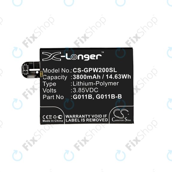 Google Pixel 2 XL G011C - Akkumulátor G011B 3800mAh HQ