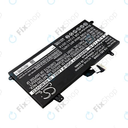 Akkumulátor Dell Latitude 5290, Latitude 12 5285, 5200mAh, Li-Pol, 7.6V, J0PGR, HQ