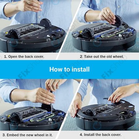 iRobot Roomba 500, 600, 700, 800, 900-series - Kerék Motorral (Bal)