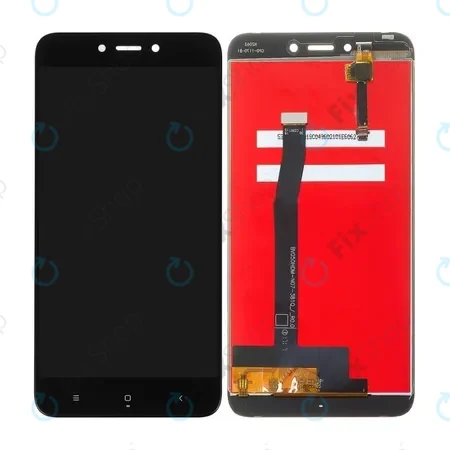 Xiaomi Redmi 4X - LCD Kijelző + Érintőüveg (Black) TFT