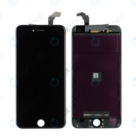 Apple iPhone 6 Plus - LCD Kijelző + Érintőüveg + Keret (Black) Refurbished