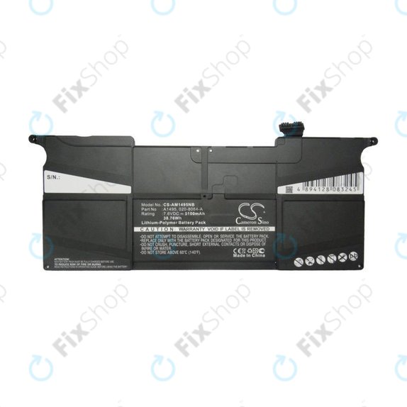 Apple MacBook Air 11" A1465 (Mid 2013 - Early 2015) - Akkumulátor A1495 5100mAh HQ