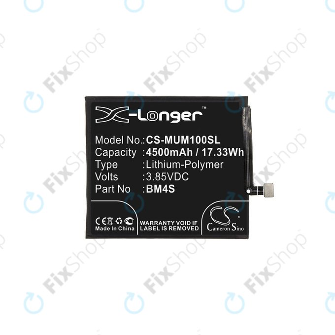 Xiaomi Redmi 10X - Akkumulátor BM4S 4500mAh HQ