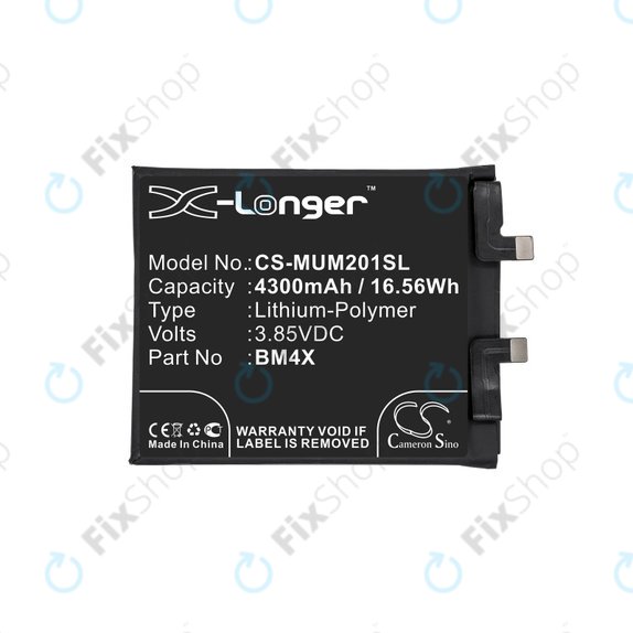 Xiaomi Mi 11 - Akkumulátor BM4X 4300mAh HQ