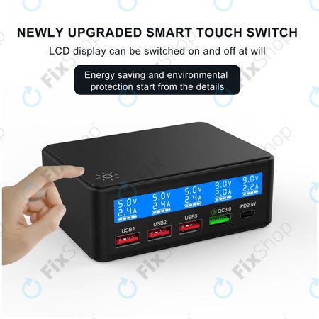FixPremium - USB Charging Station with USB 3.0 & USB-C