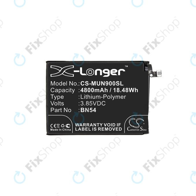 Xiaomi Redmi 9, 9A, Note 9 - Akkumulátor BN54 4800mAh HQ