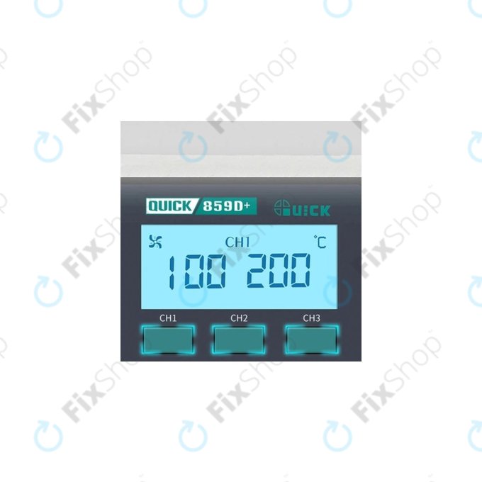 Quick 859D+ - Forrólevegős Forrasztóállomás