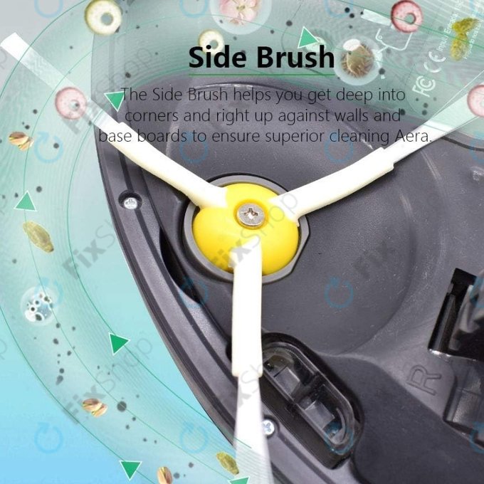 iRobot Roomba 500, 600, 700-series - Oldalkefe