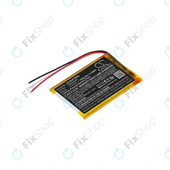 Akkumulátor Navitel Ms700, Serioux Upq700, 1500mAh, Li-Pol, 3.7V, HR504080, HQ