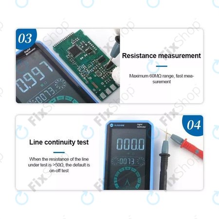 Sunshine DT-21N - Érintőképernyős Digitális Multiméter