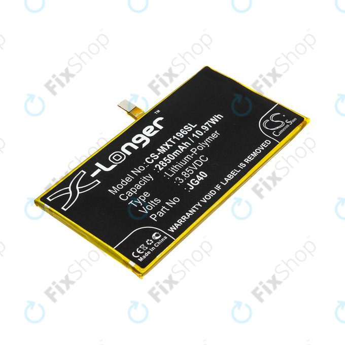 Akkumulátor Motorola Moto G7 Plus, G7 Plus DS, 2850mAh, Li-Pol, 3.85V, JG40, HQ