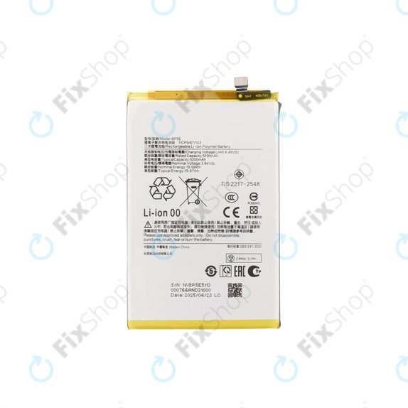 Xiaomi Redmi A5 4G - Akkumulátor BP5E 5200mAh