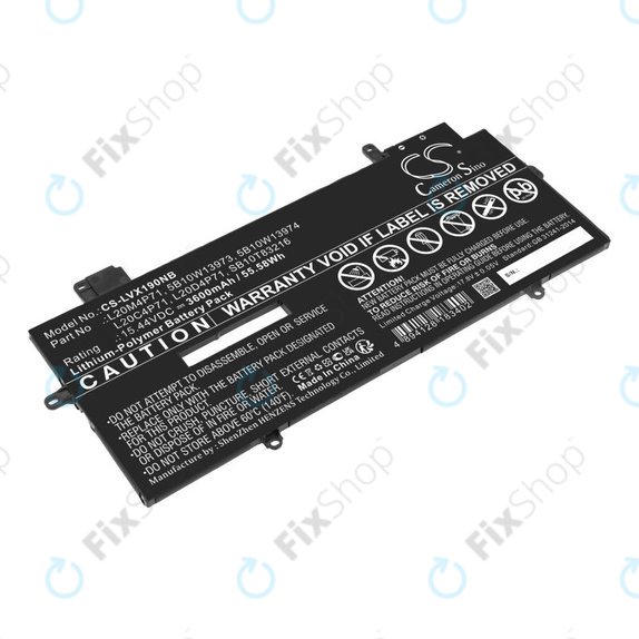 Akkumulátor Lenovo Thinkpad X1 Carbon G9, G10, X1 Yoga Gen 6, 7, 3600mAh, Li-Pol, 15.44V, 5B10W13973, HQ