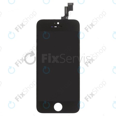 Apple iPhone 5S, SE - LCD Kijelző + Érintőüveg + Keret (Black) Original Refurbished