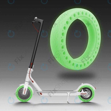 Xiaomi Mi Electric Scooter 1S, 2 M365, Essential, Pro, Pro 2 - Tartós, Teljes Tubeless Gumiabroncs (Green Fluorescent)