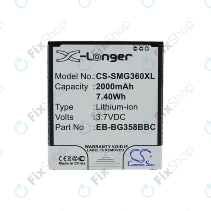 Samsung Galaxy Core Lite - Akkumulátor EB-BG358BBC, EB-BG358BBE 2000mAh HQ