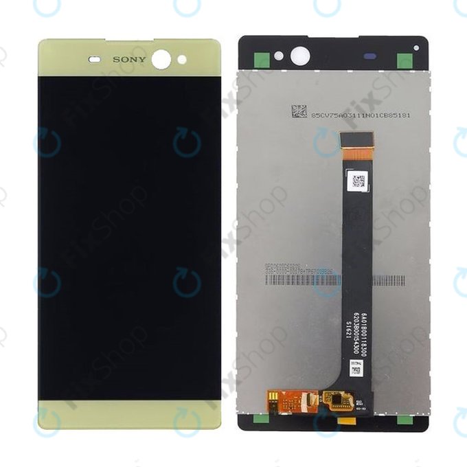 Sony Xperia XA Ultra F3211 - LCD Kijelző + Érintőüveg (Gold) TFT