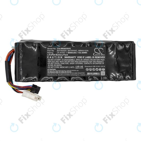 Akkumulátor Robomow, Wolf Garten, Cub Cadet, 6000mAh, LiFePO4, 25.6V, MRK6103A, HQ