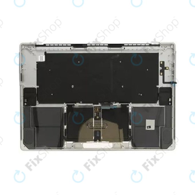 Felső billentyűzetkeret MacBook Pro 16" A2780 (2023), US billentyűzettel és akkumulátorral, Silver, 661-32190, Genuine Apple
