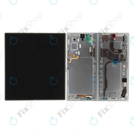 Samsung Galaxy Z Fold 7 F966B - LCD Kijelző + Érintőüveg + Keret (Mint) - GH82-37548D Genuine Service Pack