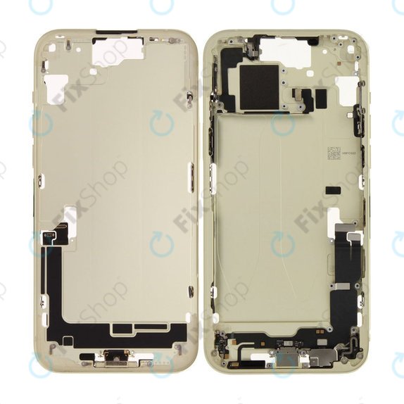 Középső keret akkumulátorral | iPhone 15 Plus | Yellow | ZD076-00676 | Genuine Apple
