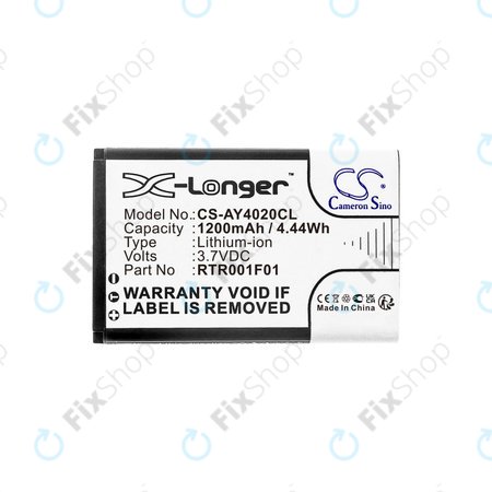 Akkumulátor Alcatel 8232, 1200mAh, Li-Ion, 3.7V, RTR001F01, HQ