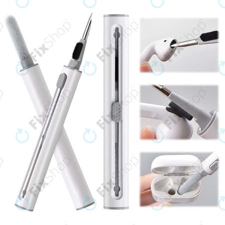 Tisztító Toll Telefon és Fejhallgató Tisztításához (Fehér)