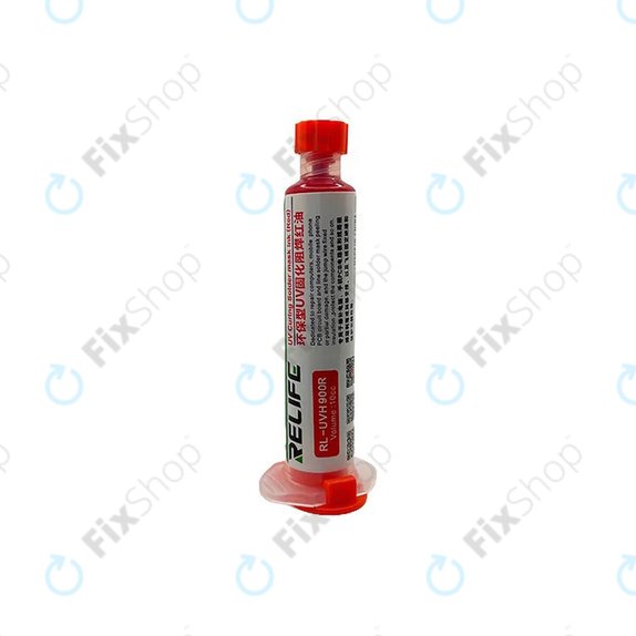 Relife RL-UVH900R - UV Keményíthető Forrasztómaszk - 10ml (Piros)