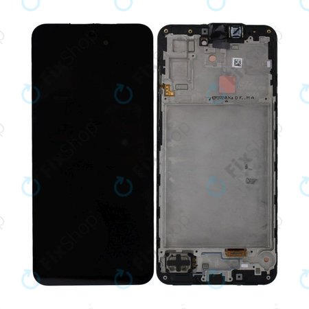 Samsung Galaxy A17 A176B - LCD Kijelző + Érintőüveg + Keret (Black) - GH82-38045A Genuine Service Pack