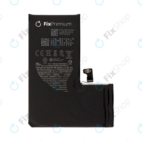 Akkumulátor iPhone 15 Pro, 3274mAh, DIAGNOSTIC