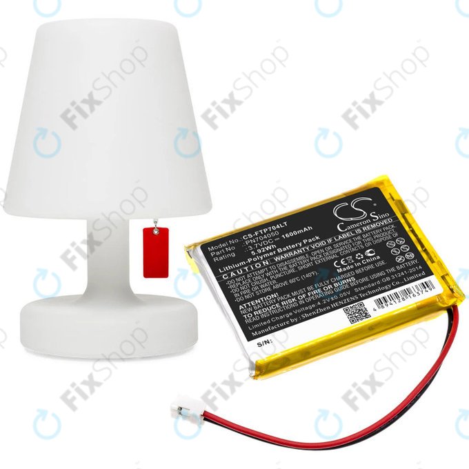 Akkumulátor Fatboy Edison the Petit, LED Table Lamp Edison, 1600mAh, Li-Pol, 3.7V, PN704050, HQ
