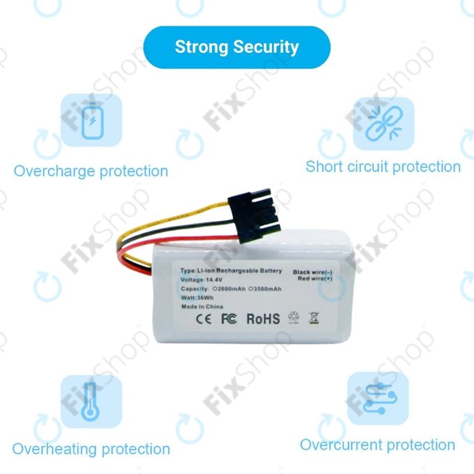 Xioami Mi Robot Vacuum Mop 2 Lite, E10 - Akkumulátor N011-4S1P Li-Ion 14.4V 2600mAh