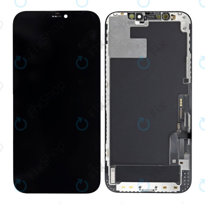 Apple iPhone 12, 12 Pro - LCD Kijelző + Érintőüveg + Keret TFT