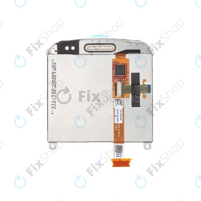 Blackberry Bold Touch 9900 - LCD Kijelző + Érintőüveg + Keret Verzia 002 (Black) TFT