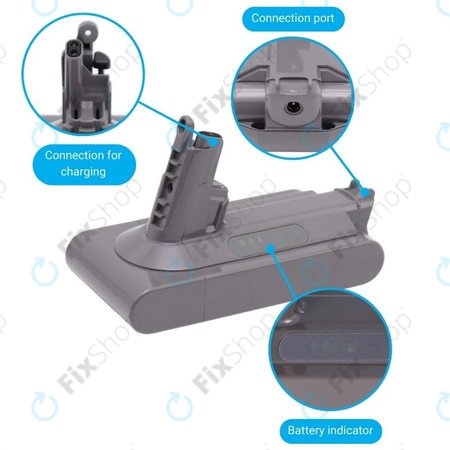 Dyson V10 - Akkumulátor 969352-02, SV12, 206340 Li-Ion 25.2V 3000mAh