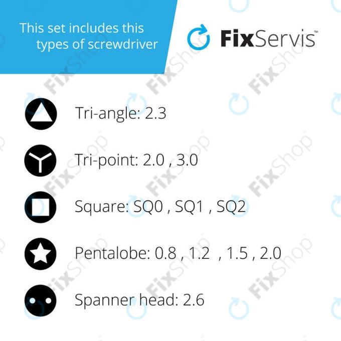 Jakemy JM-8166 - Szerviz Szerszám Készlet 61in1