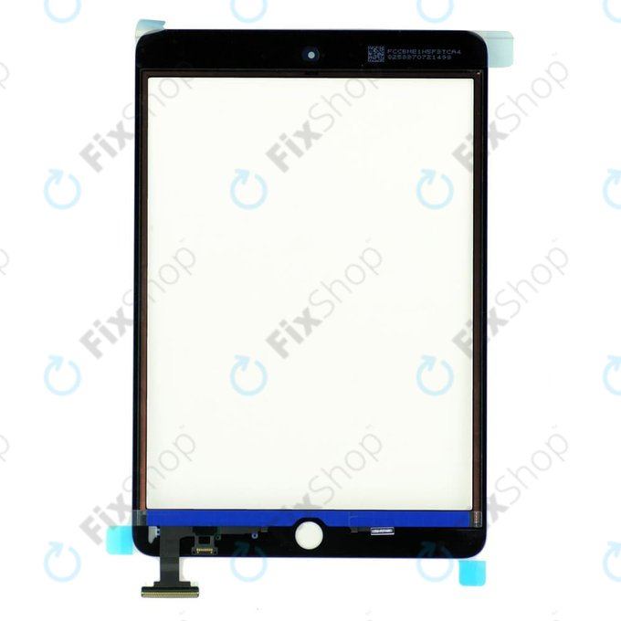 Apple iPad Mini, Mini 2 - Érintőüveg (Black)