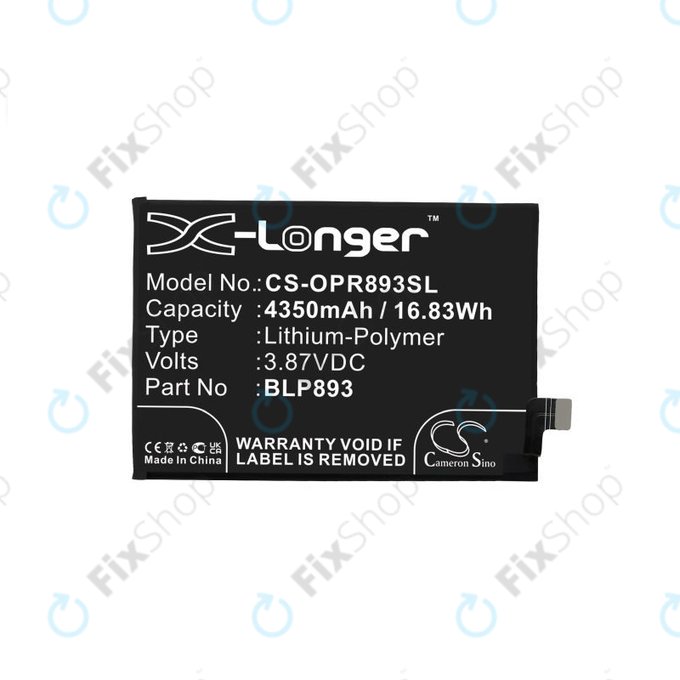 Realme GT 2 Pro 5G, GT Neo 2 5G - Akkumulátor BLP887 2150mAh HQ