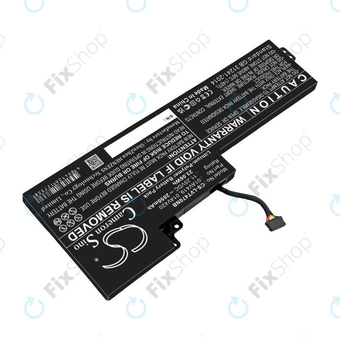 Akkumulátor Lenovo Thinkpad A285, T470, T480, 2050mAh, Li-Pol, 11.25V, 01AV419, HQ