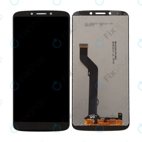 Motorola Moto E5 Plus XT1924 - LCD Kijelző + Érintőüveg (Black) TFT