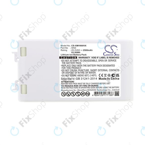 Akkumulátor Xiaomi Dreame V10, V9, V8, XR, 2500mAh, Li-Ion, 25.2V, WN4, HQ