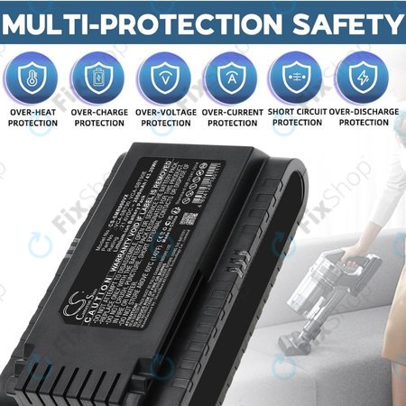 Samsung Jet 75, 75 Multi, 75 Premium, VS70, 90, VS9000 - Akkumulátor VCA-SBT90, VCA-SBT90E, DJ96-00221A Li-Ion 21.6V 2000mAh HQ