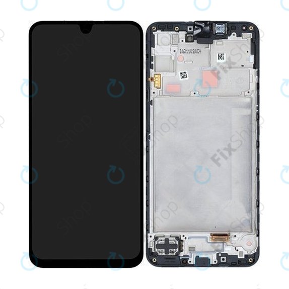 Kijelző Samsung A16 4G, Black, Érintőüveg kerettel, GH82-36253A, Genuine Service Pack