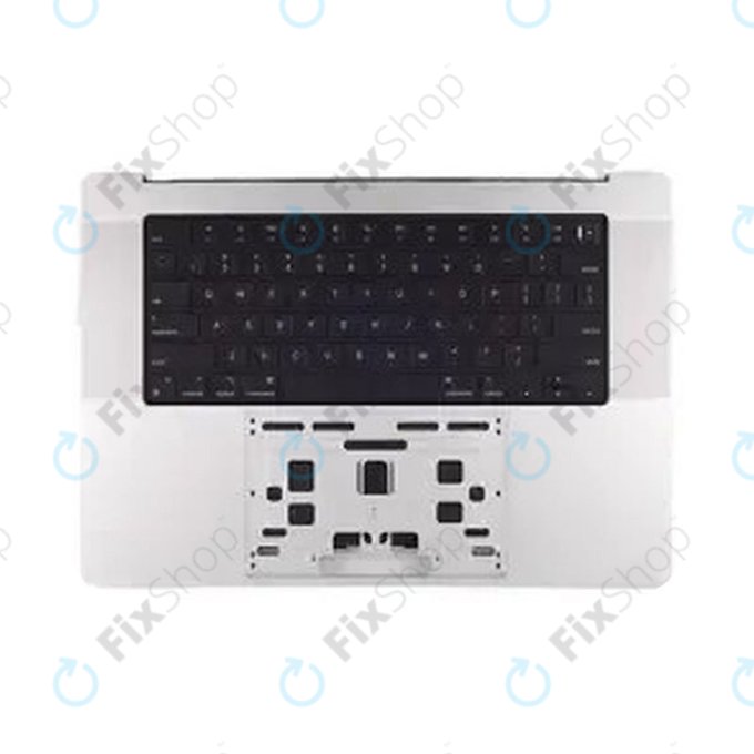 Felső billentyűzetkeret MacBook Pro 14", A3112 (2024), US billentyűzettel és akkumulátorral, Silver, 661-42513, Genuine Apple