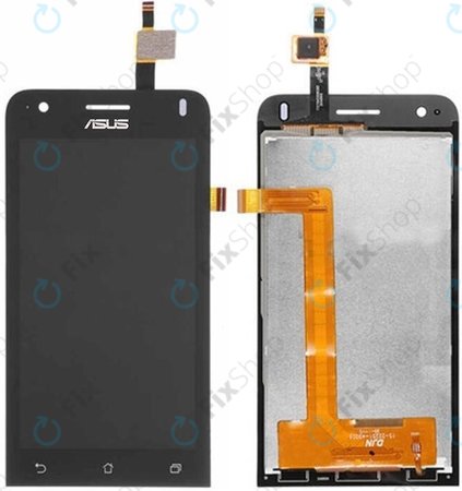 Asus Zenfone C ZC451CG - LCD Kijelző + Érintőüveg + Keret (Black) TFT