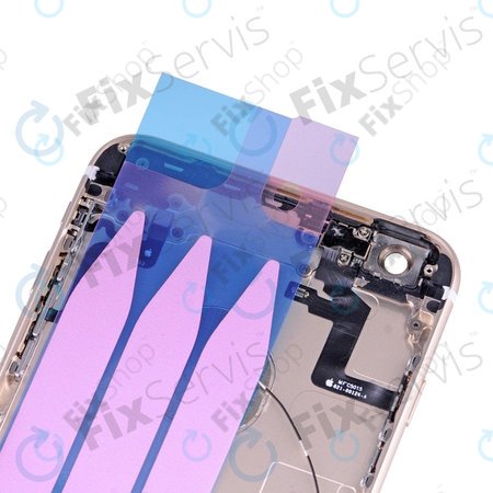 Apple iPhone 6S Plus - Hátsó Ház Apró Alkatrészekkel (Gold)