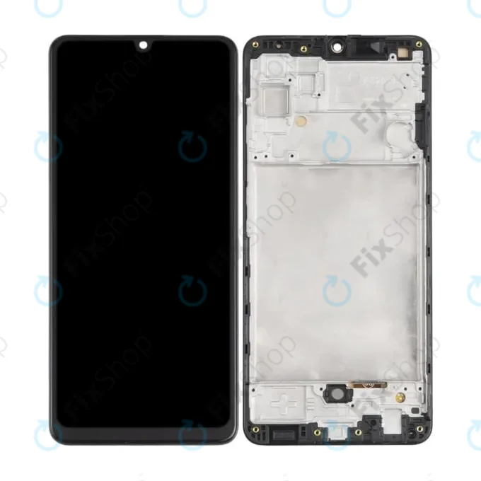 Samsung Galaxy A32 4G A325F - LCD Kijelző + Érintőüveg + Keret (Black) OLED