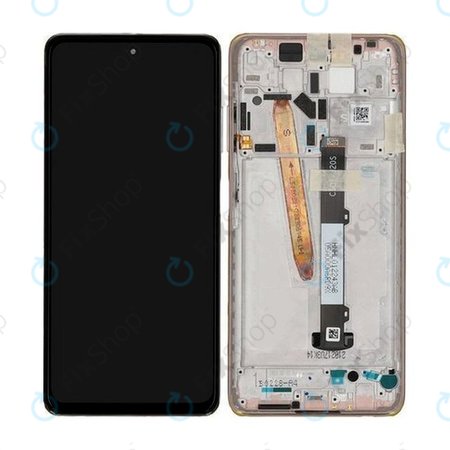Xiaomi Poco X3 Pro - LCD Kijelző + Érintőüveg + Keret (Metal Bronze) - 560004J20S00 Genuine Service Pack